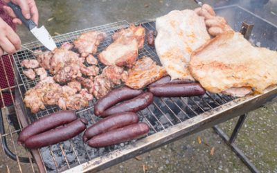 Las achuras a la parrilla, en los asados argentinos