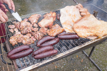 Las achuras a la parrilla, en los asados argentinos