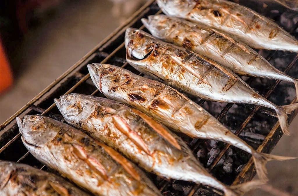 Pescado a la parrilla, otro manjar para tu evento