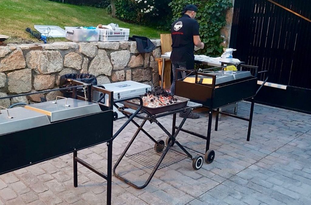 Catering a domicilio, pizzas a la parrilla
