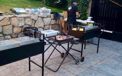Catering a domicilio, pizzas a la parrilla