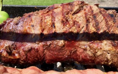Carne a la parrilla al estilo argentino