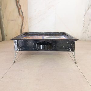 Brasero de mesa enlozado plegables
